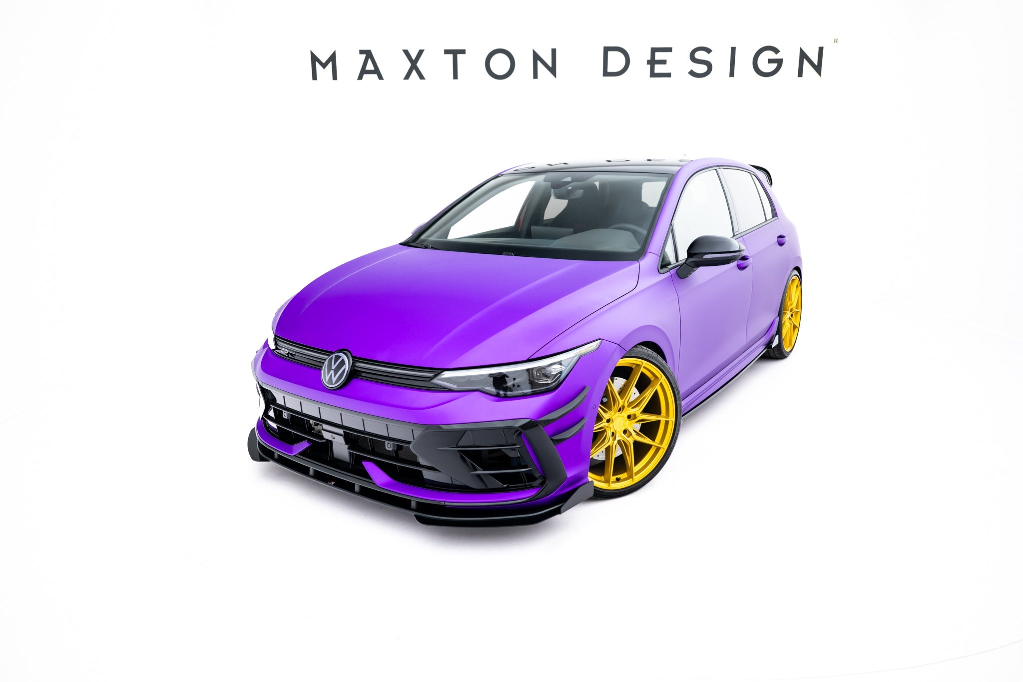 Maxton Design - Street Pro Frontlippe + Flaps für VW Golf R Mk8 Facelift - Aerowerk.