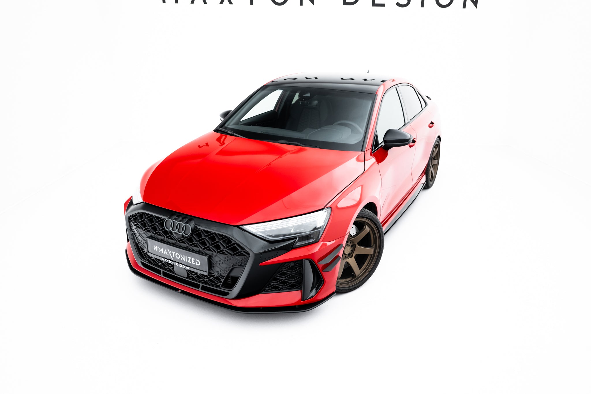 Maxton Design - Street Pro Frontlippe für Audi RS3 Limousine 8Y Facelift - Aerowerk.