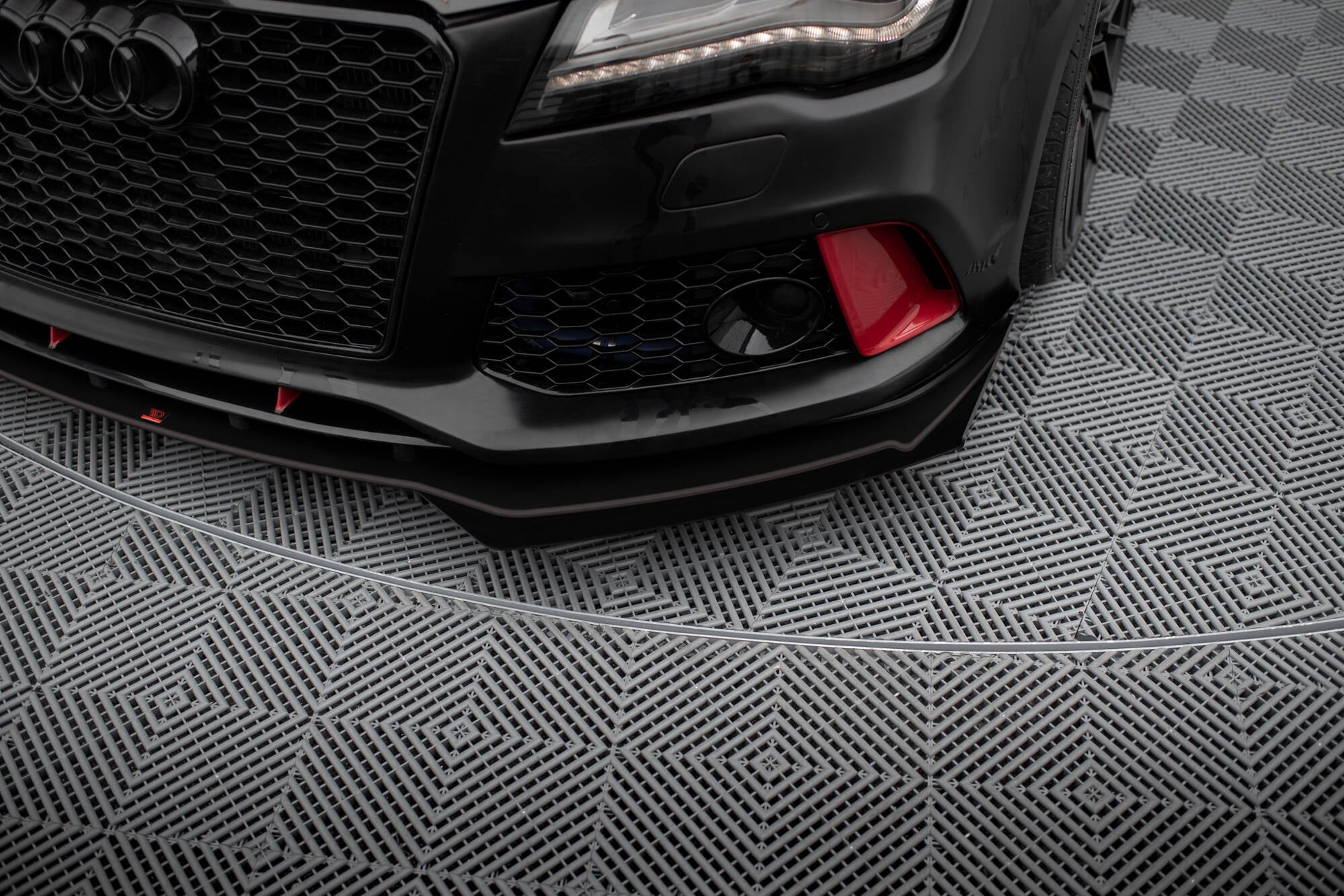 Maxton Design - Street Pro Frontlippe für +Flaps für + Flaps Audi A7 RS7 Look C7 - Aerowerk.