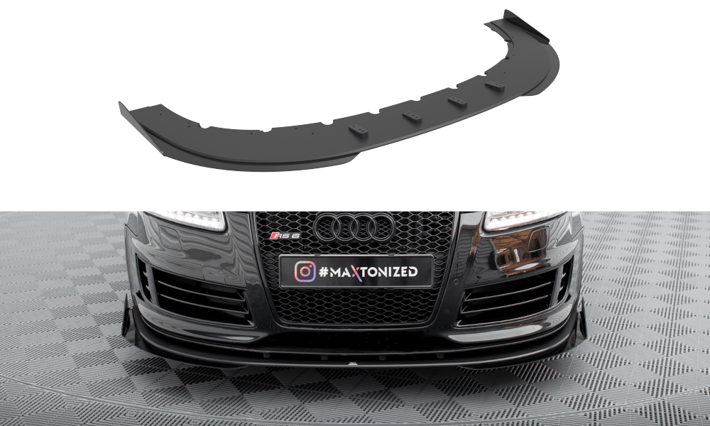 Maxton Design - Street Pro Frontlippe für +Flaps für + Flaps Audi RS6 Avant C6 - Aerowerk.