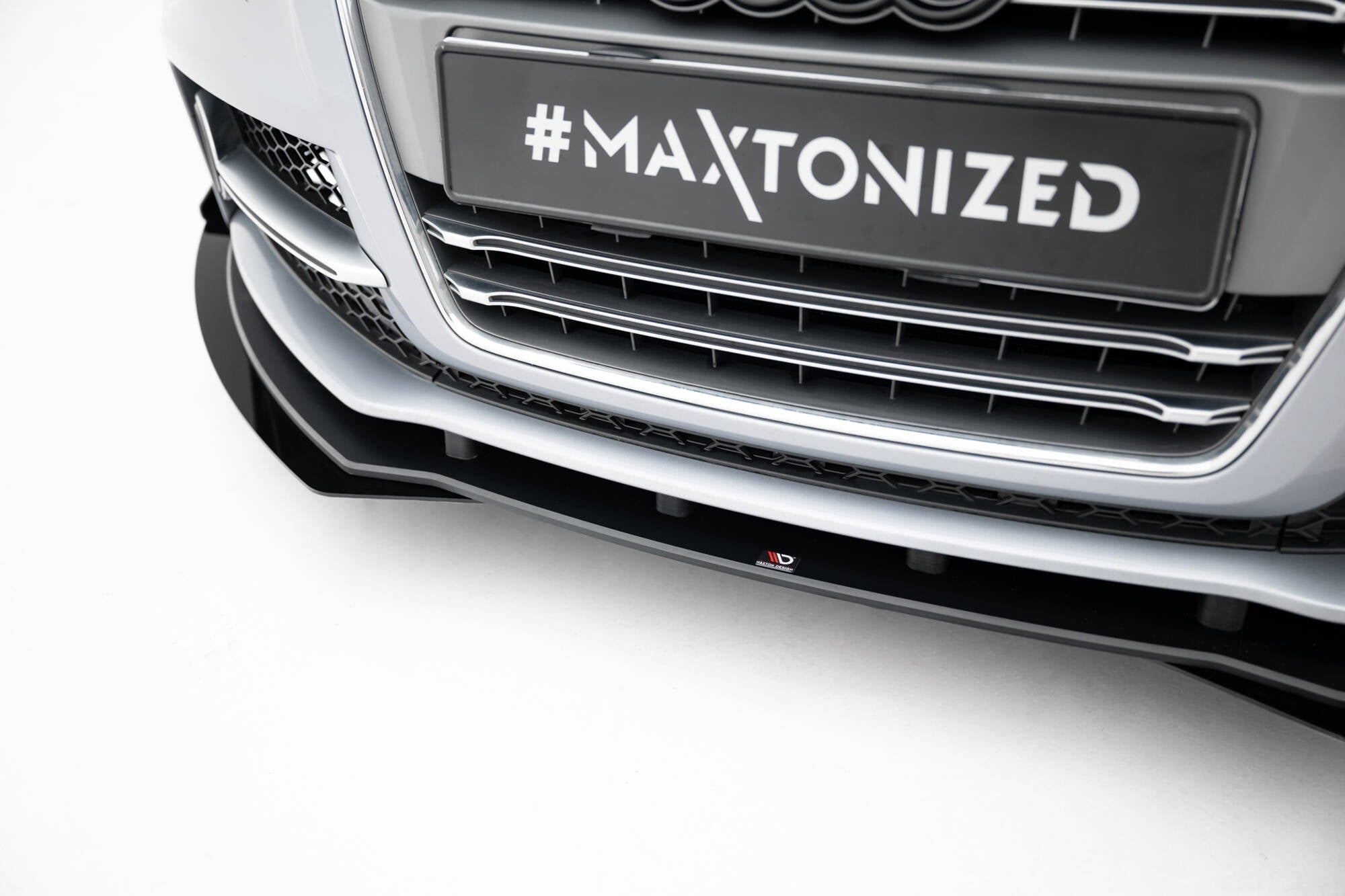 Maxton Design - Street Pro Frontlippe für +Flaps für + Flaps Audi TT S / TT S - Line 8J Facelift - Aerowerk.