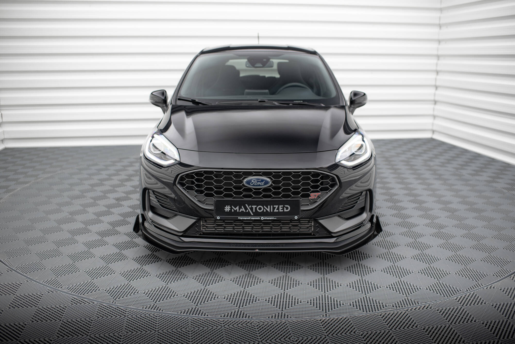 Maxton Design - Street Pro Frontlippe für +Flaps für + Flaps Ford Fiesta ST Mk8 Facelift - Aerowerk.