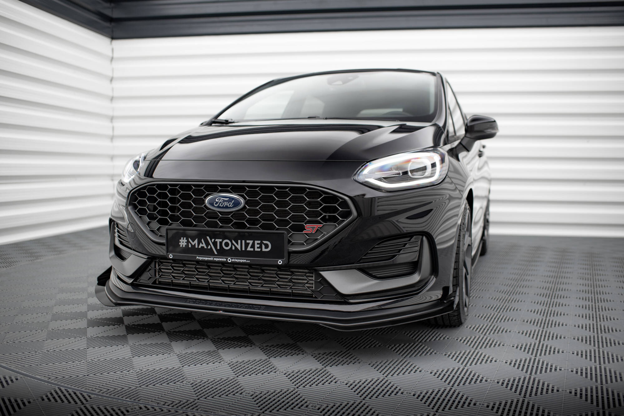 Maxton Design - Street Pro Frontlippe für +Flaps für + Flaps Ford Fiesta ST Mk8 Facelift - Aerowerk.