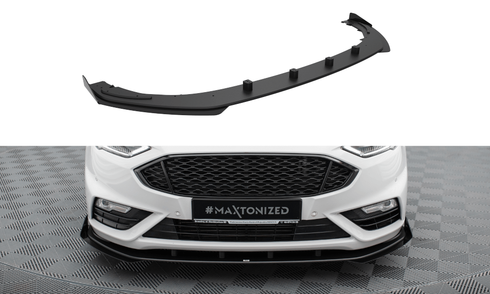 Maxton Design - Street Pro Frontlippe für +Flaps für + Flaps Ford Mondeo Sport Mk5 Facelift / Fusion Sport Mk2 Facelift - Aerowerk.