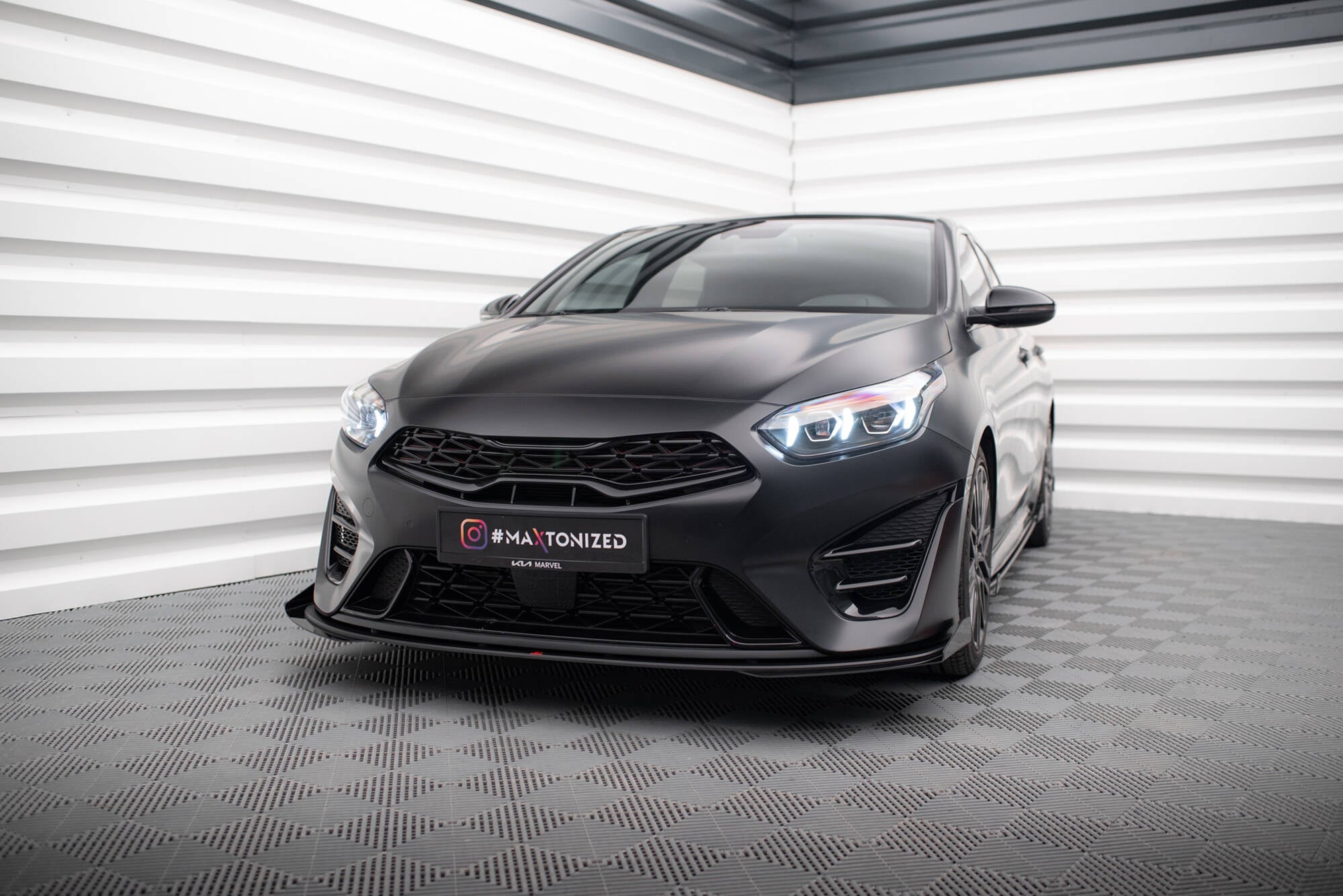 Maxton Design - Street Pro Frontlippe für +Flaps für + Flaps Kia Proceed GT Mk3 Facelift / Ceed GT / GT - Line Mk1 Facelift - Aerowerk.