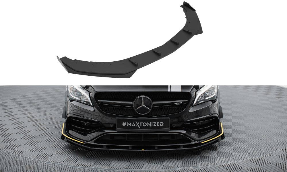 Maxton Design - Street Pro Frontlippe für +Flaps für + Flaps Mercedes - AMG CLA 45 Aero C117 Facelift - Aerowerk.