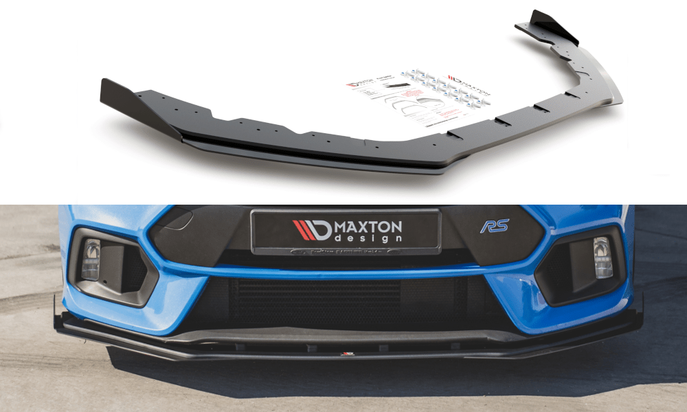 Maxton Design - Street Pro Frontlippe für + Flaps für Ford Focus RS Mk3 - Aerowerk.