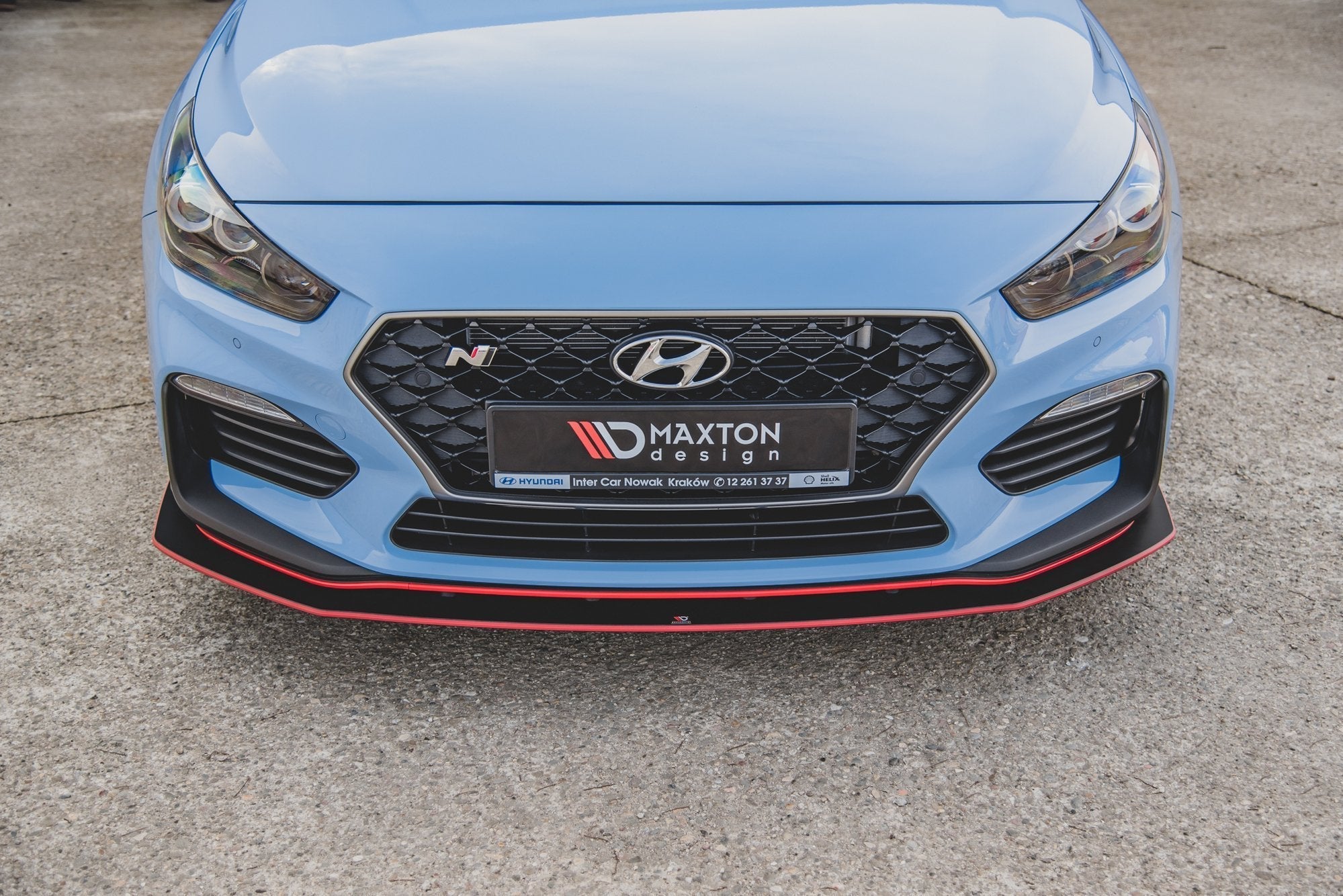 Maxton Design - Street Pro Frontlippe für +Flaps für Hyundai I30 N Mk3 Hatchback / Fastback - Aerowerk.