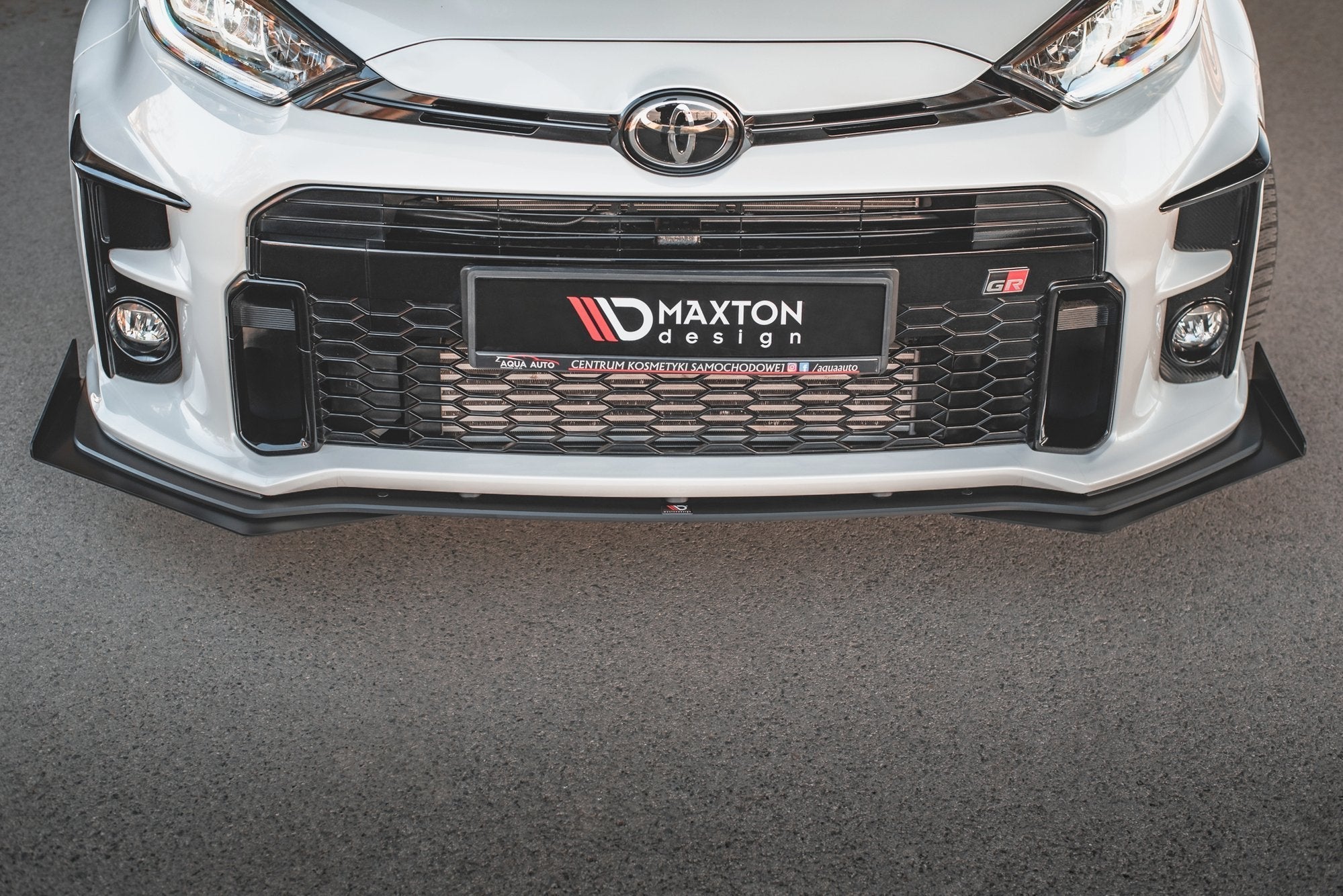 Maxton Design - Street Pro Frontlippe für +Flaps für Toyota GR Yaris Mk4 - Aerowerk.