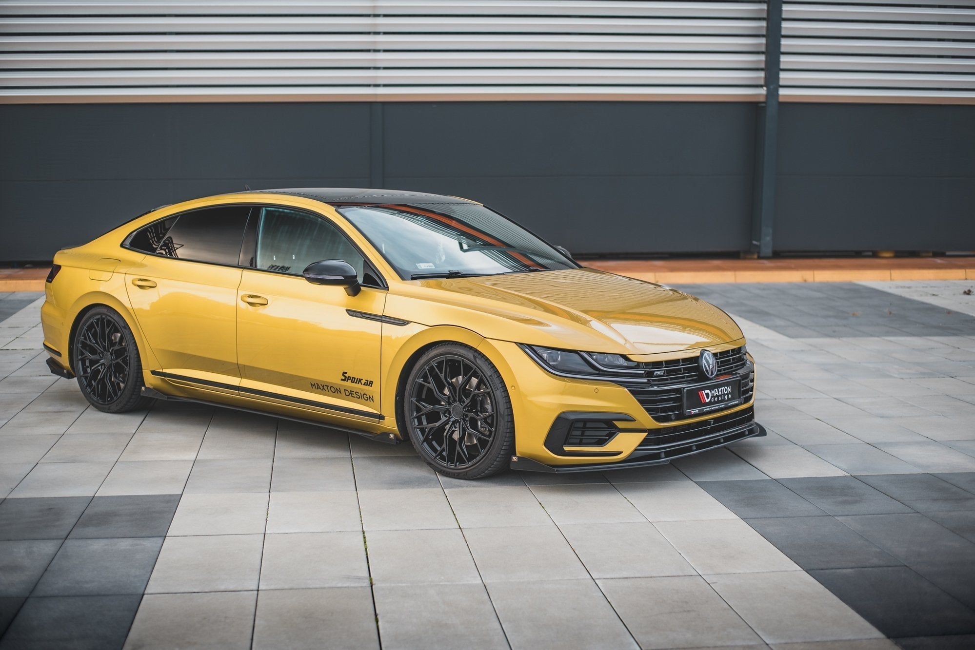 Maxton Design - Street Pro Frontlippe für +Flaps für Volkswagen Arteon R - Line - Aerowerk.