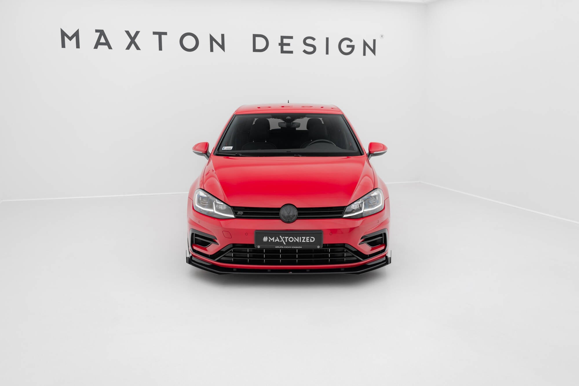 Maxton Design - Street Pro Frontlippe für + Flaps für VW Golf R / R - Line Mk7 Facelift - Aerowerk.