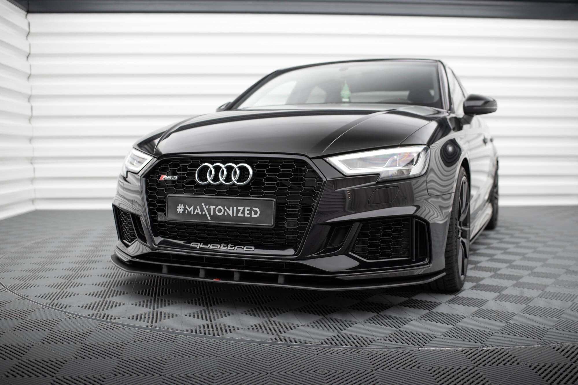 Maxton Design - Street Pro Frontlippe für für Audi RS3 Limousine 8V Facelift - Aerowerk.