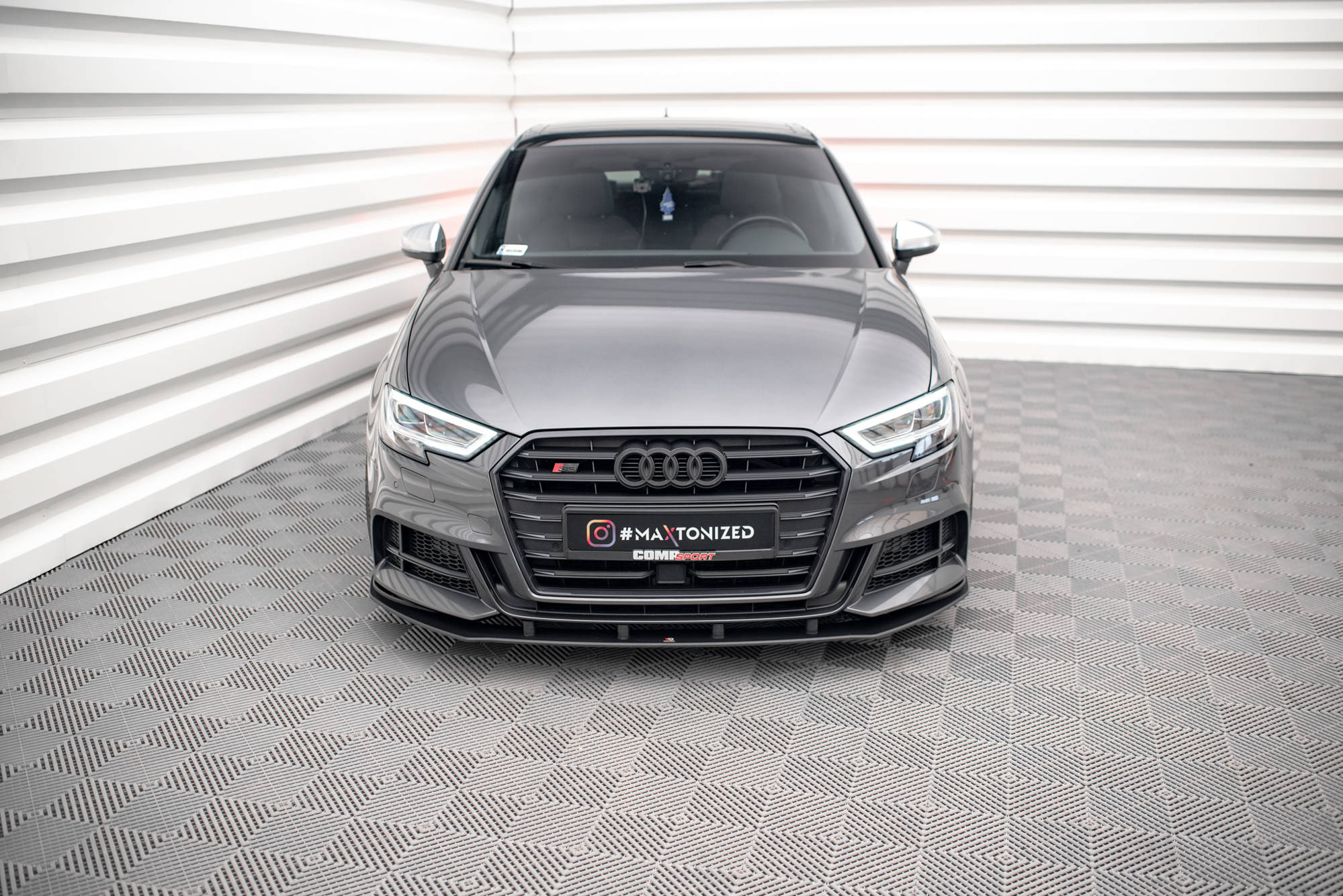 Maxton Design - Street Pro Frontlippe für für Audi S3 / A3 S - Line Sportback 8V Facelift - Aerowerk.