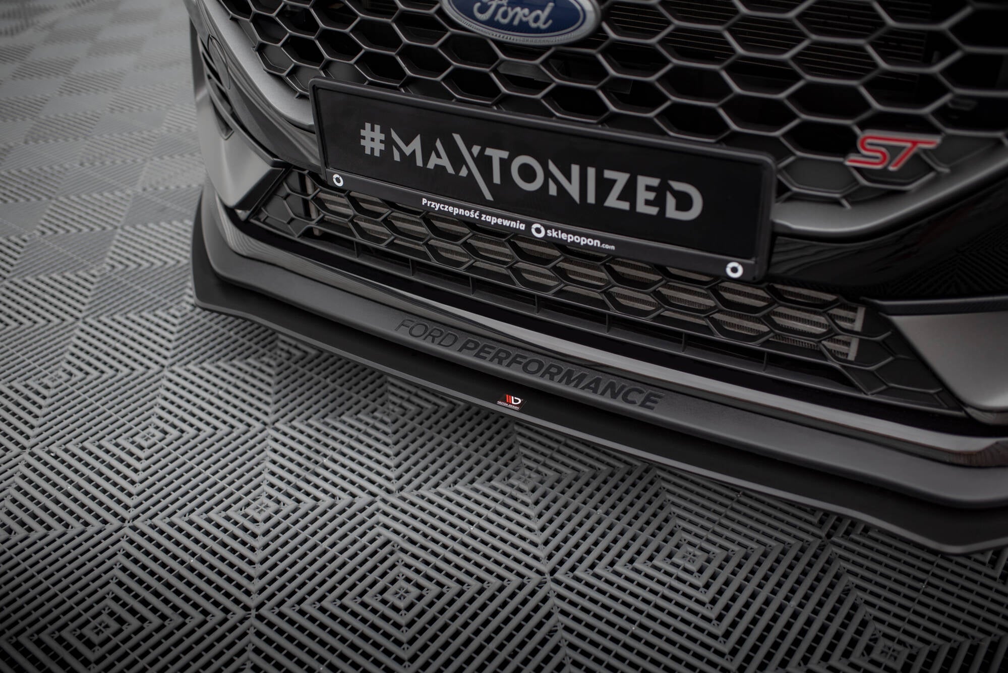 Maxton Design - Street Pro Frontlippe für für Ford Fiesta ST Mk8 Facelift - Aerowerk.