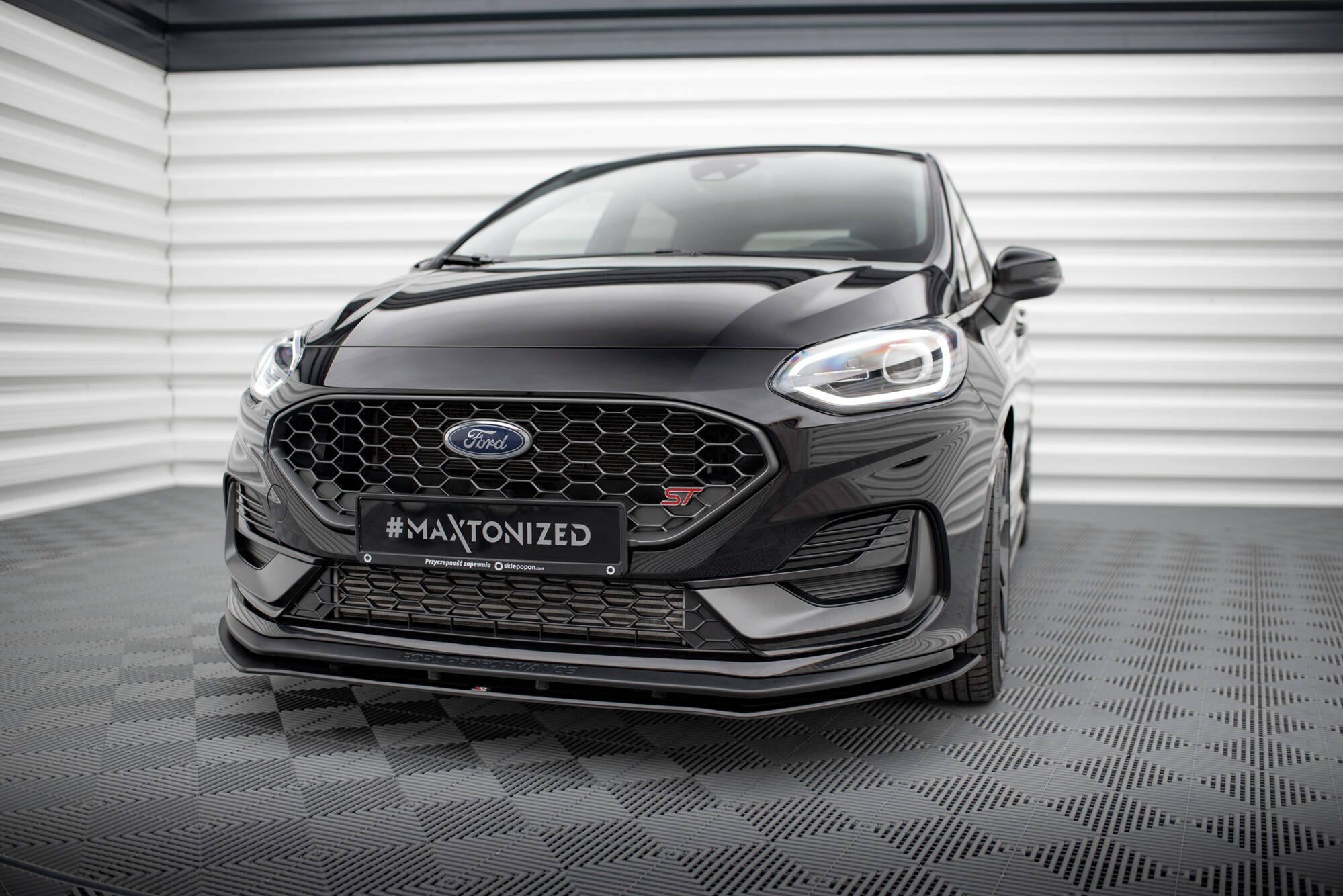 Maxton Design - Street Pro Frontlippe für für Ford Fiesta ST Mk8 Facelift - Aerowerk.