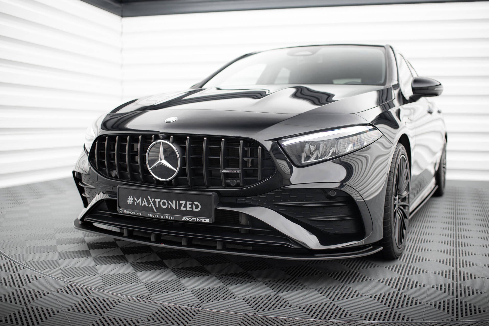 Maxton Design - Street Pro Frontlippe für für Mercedes - AMG A35 W177 Facelift - Aerowerk.