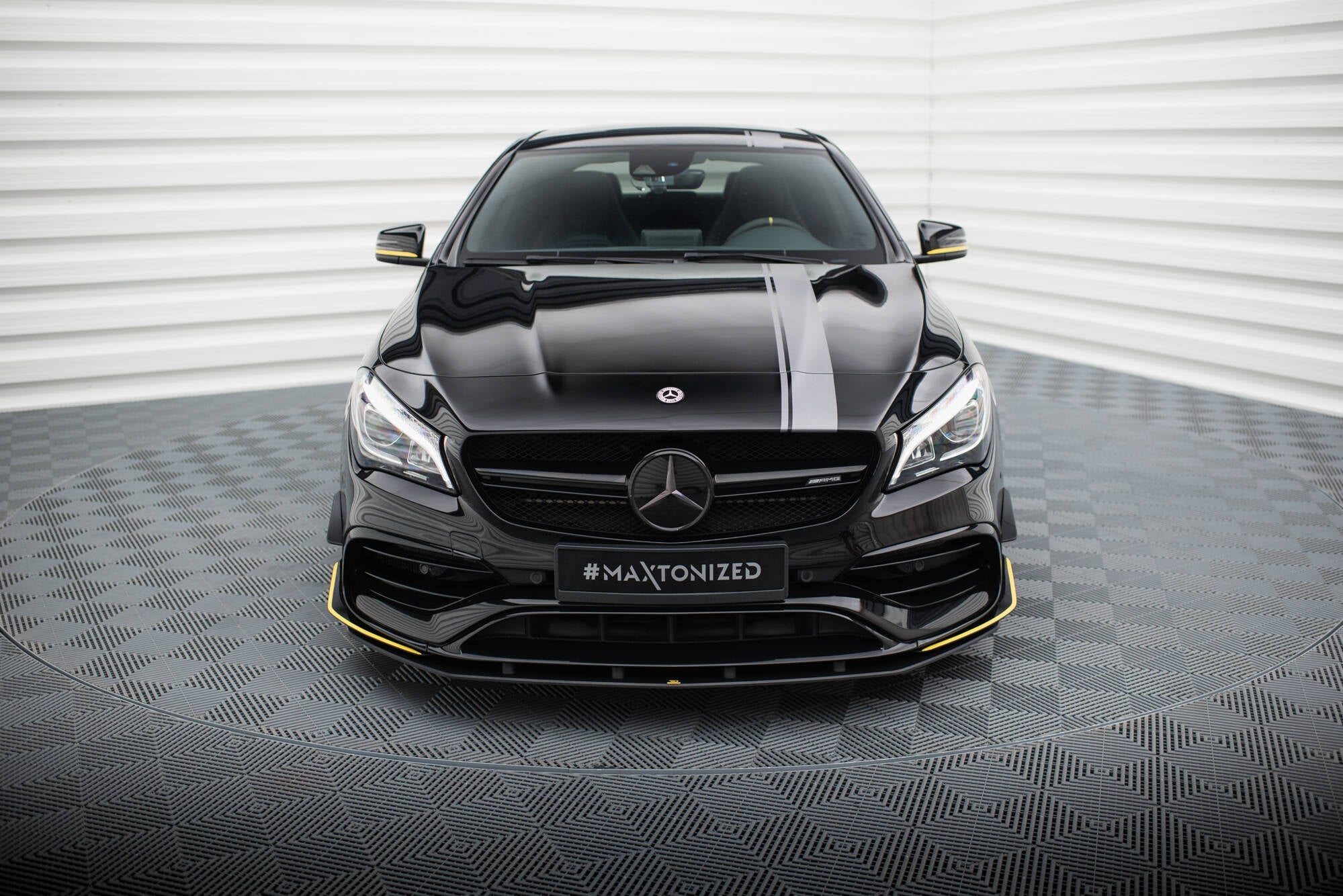 Maxton Design - Street Pro Frontlippe für für Mercedes - AMG CLA 45 Aero C117 Facelift - Aerowerk.