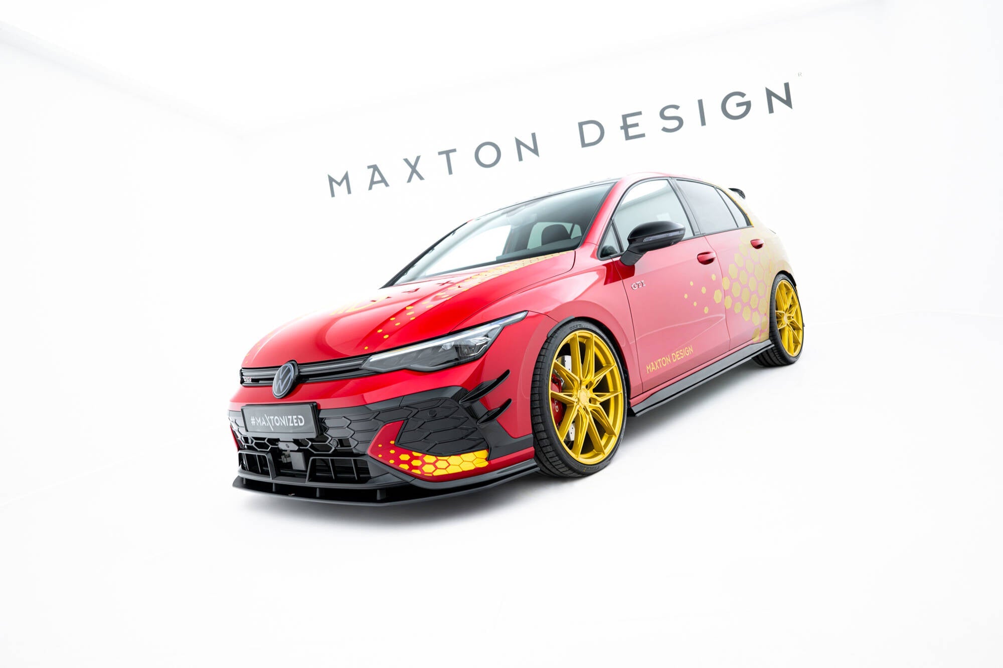 Maxton Design - Street Pro Frontlippe für VW Golf GTI Clubsport Mk8 Facelift - Aerowerk.