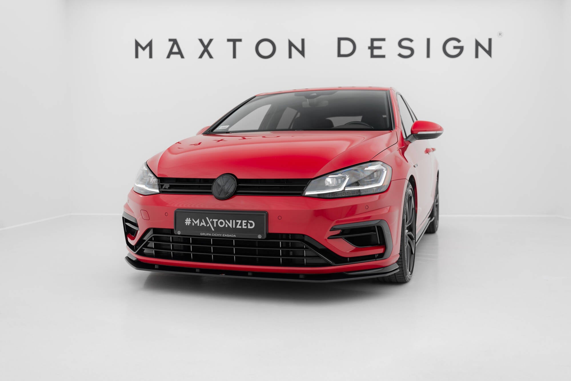 Maxton Design - Street Pro Frontlippe für VW Golf R / R - Line Mk7 Facelift - Aerowerk.