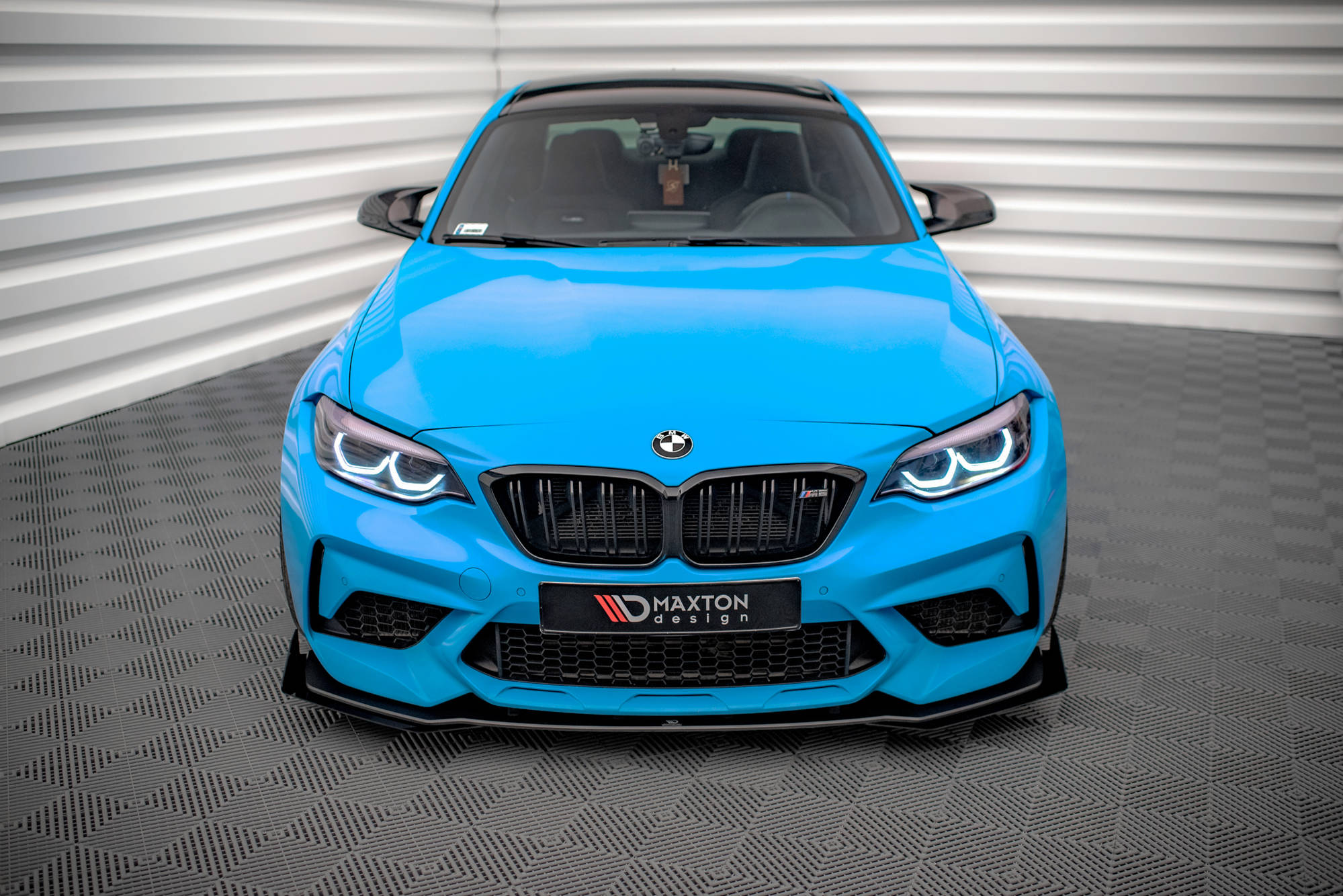 Maxton Design - Street Pro Frontlippe V1 für + Flaps für + Flaps BMW M2 Competition F87 - Aerowerk.