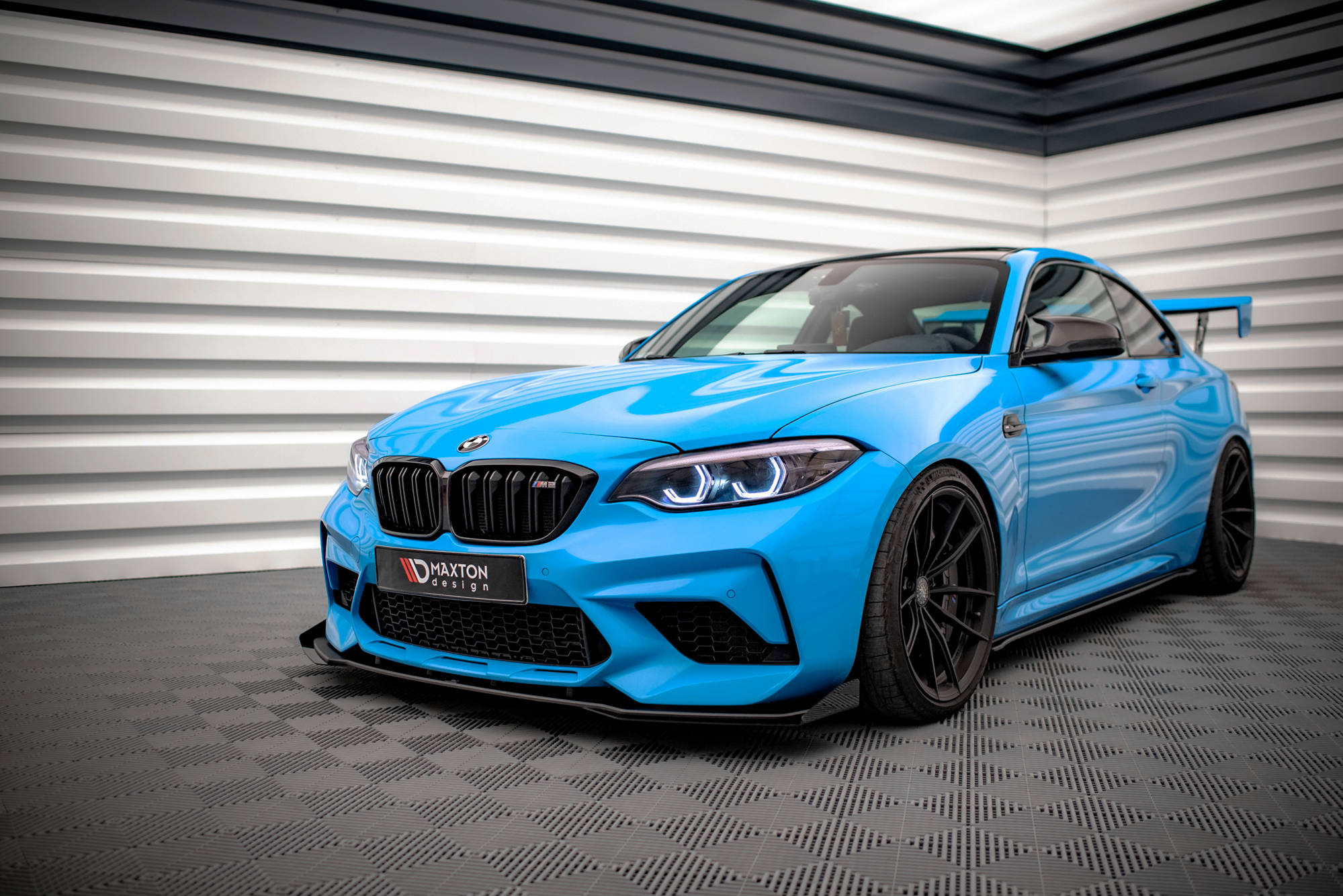 Maxton Design - Street Pro Frontlippe V1 für +Flaps für + Flaps BMW M2 Competition F87 - Aerowerk.