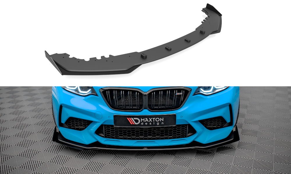 Maxton Design - Street Pro Frontlippe V1 für + Flaps für + Flaps BMW M2 Competition F87 - Aerowerk.