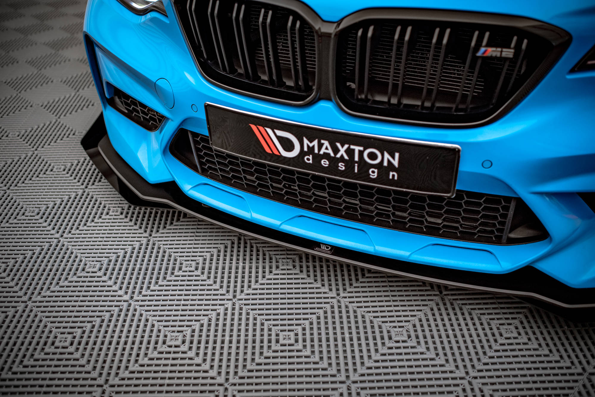 Maxton Design - Street Pro Frontlippe V1 für + Flaps für + Flaps BMW M2 Competition F87 - Aerowerk.