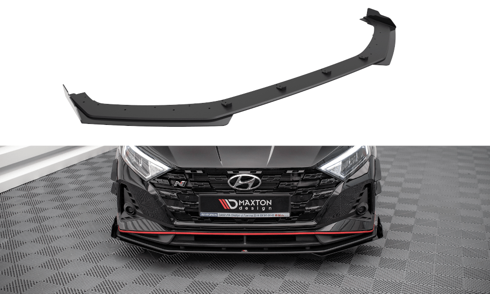 Maxton Design - Street Pro Frontlippe V1 für + Flaps für + Flaps Hyundai I20 N Mk3 - Aerowerk.