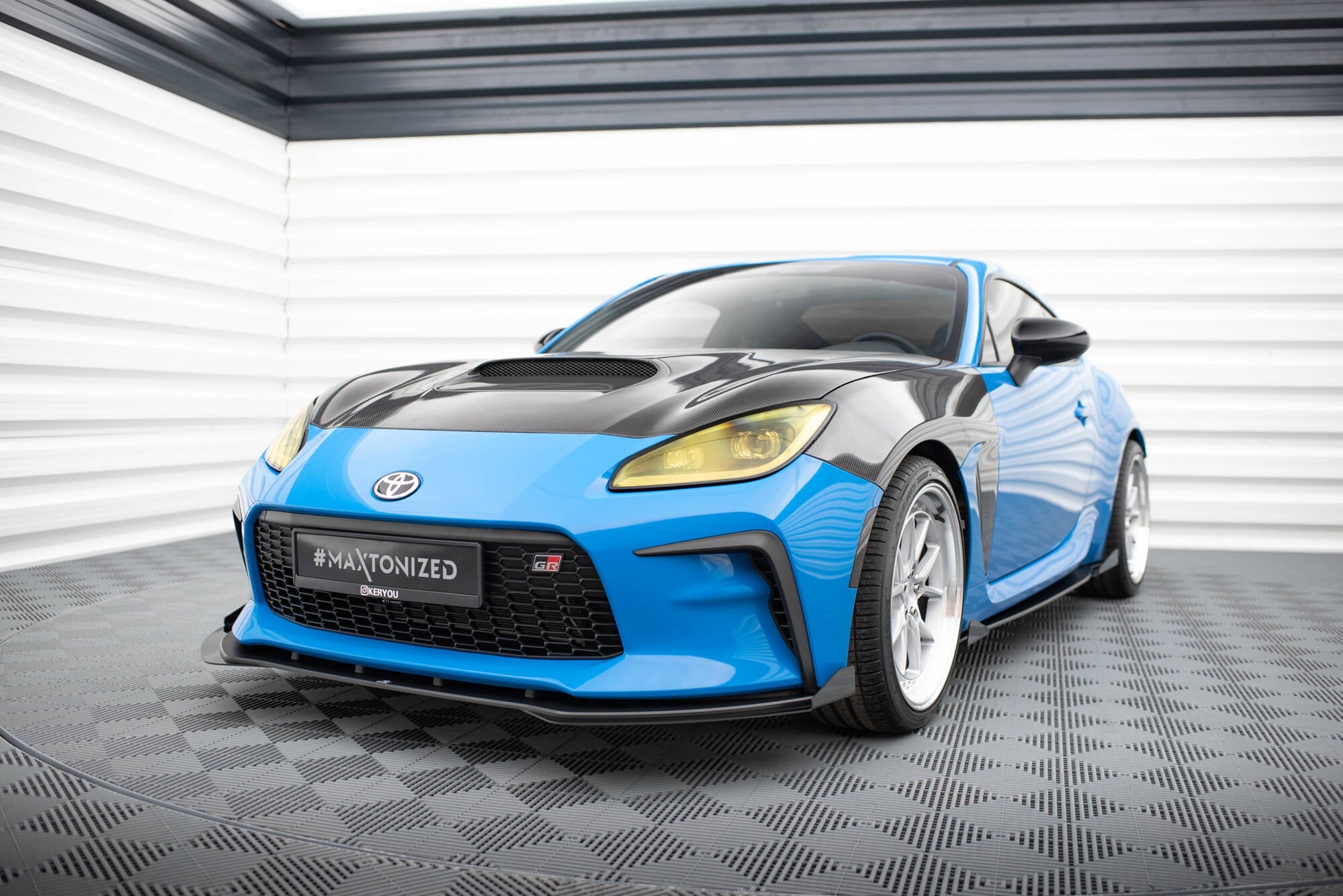 Maxton Design - Street Pro Frontlippe V1 für +Flaps für + Flaps Toyota GR86 Mk1 - Aerowerk.