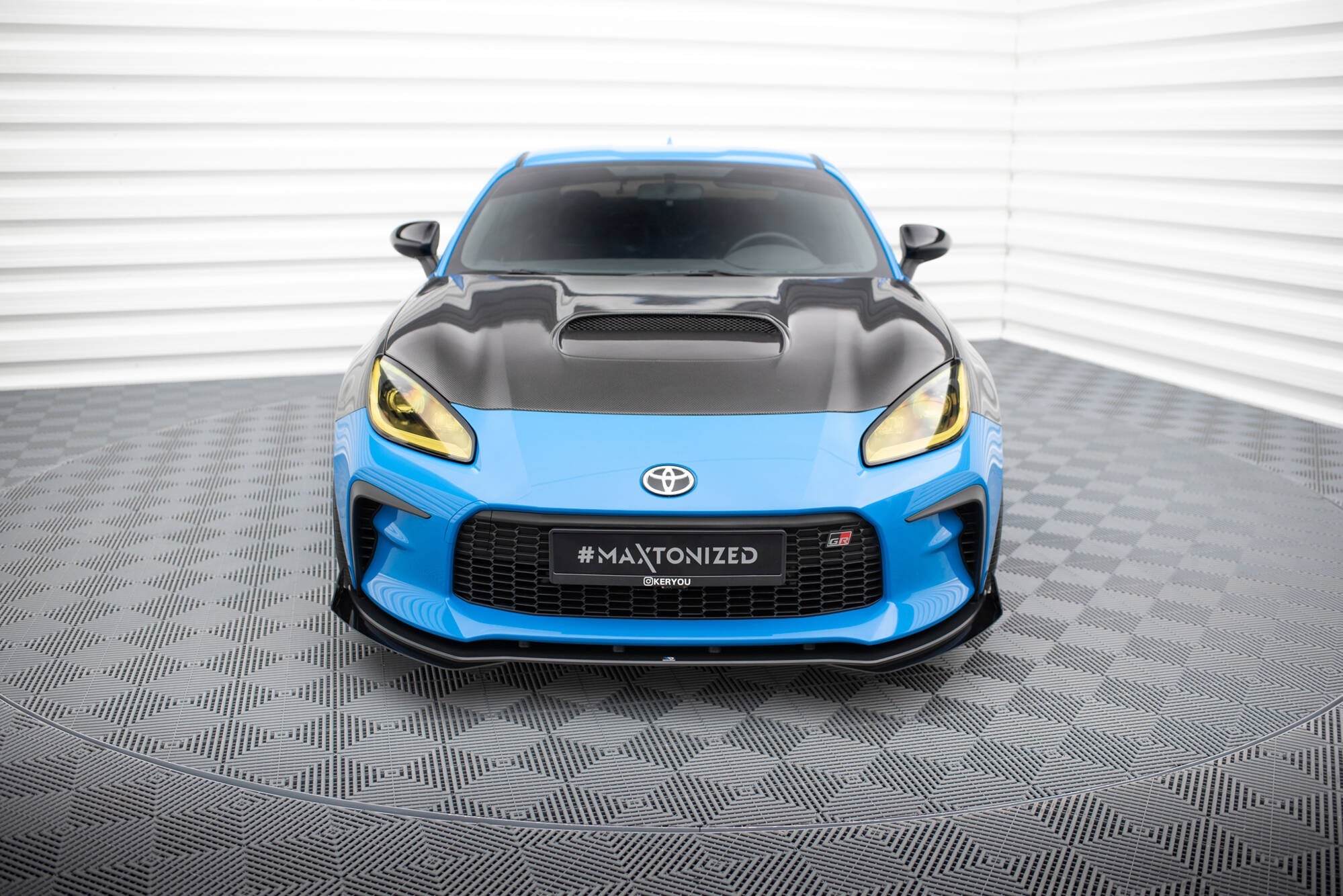 Maxton Design - Street Pro Frontlippe V1 für + Flaps für + Flaps Toyota GR86 Mk1 - Aerowerk.