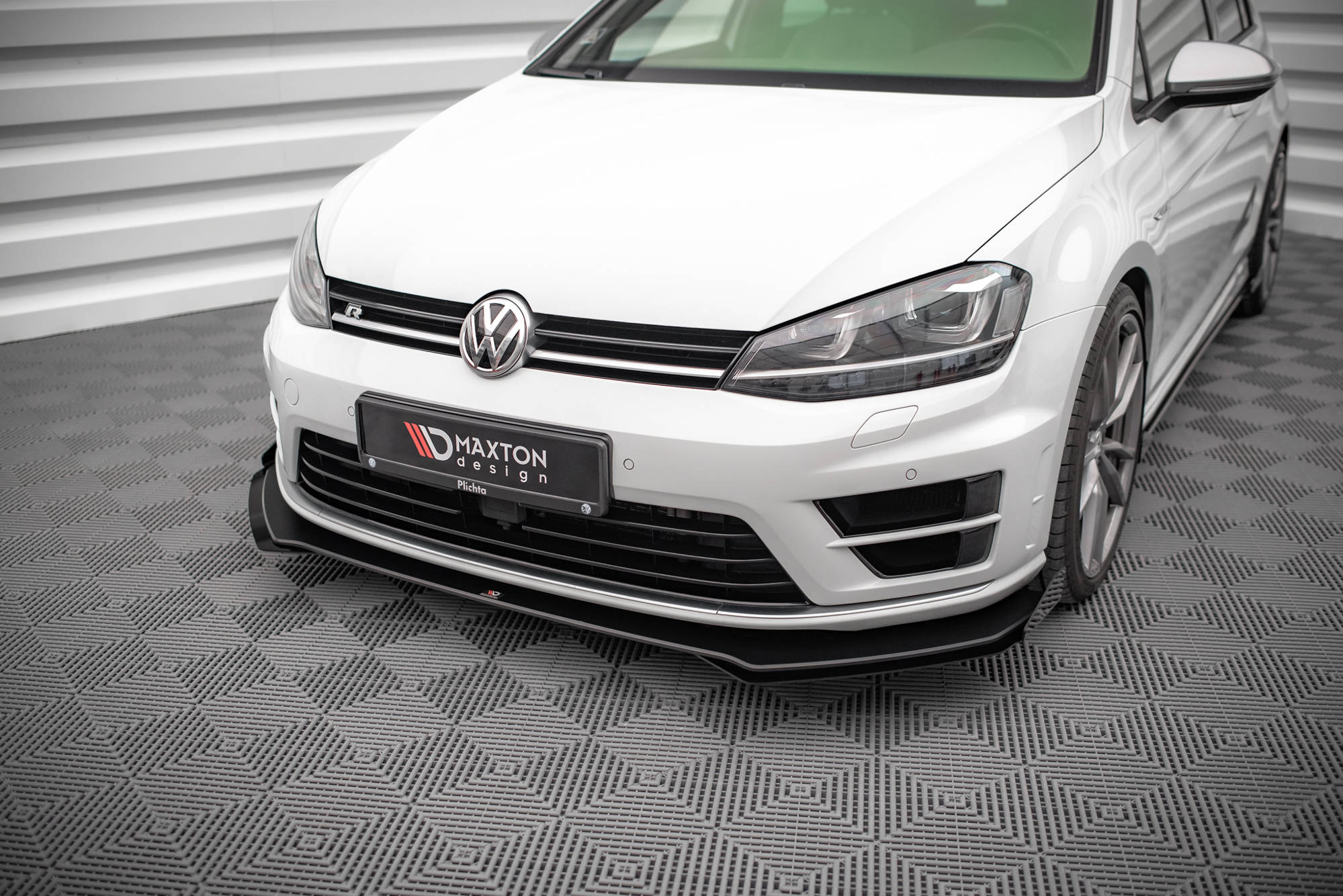 Maxton Design - Street Pro Frontlippe V1 für +Flaps für + Flaps Volkswagen Golf R Mk7 - Aerowerk.