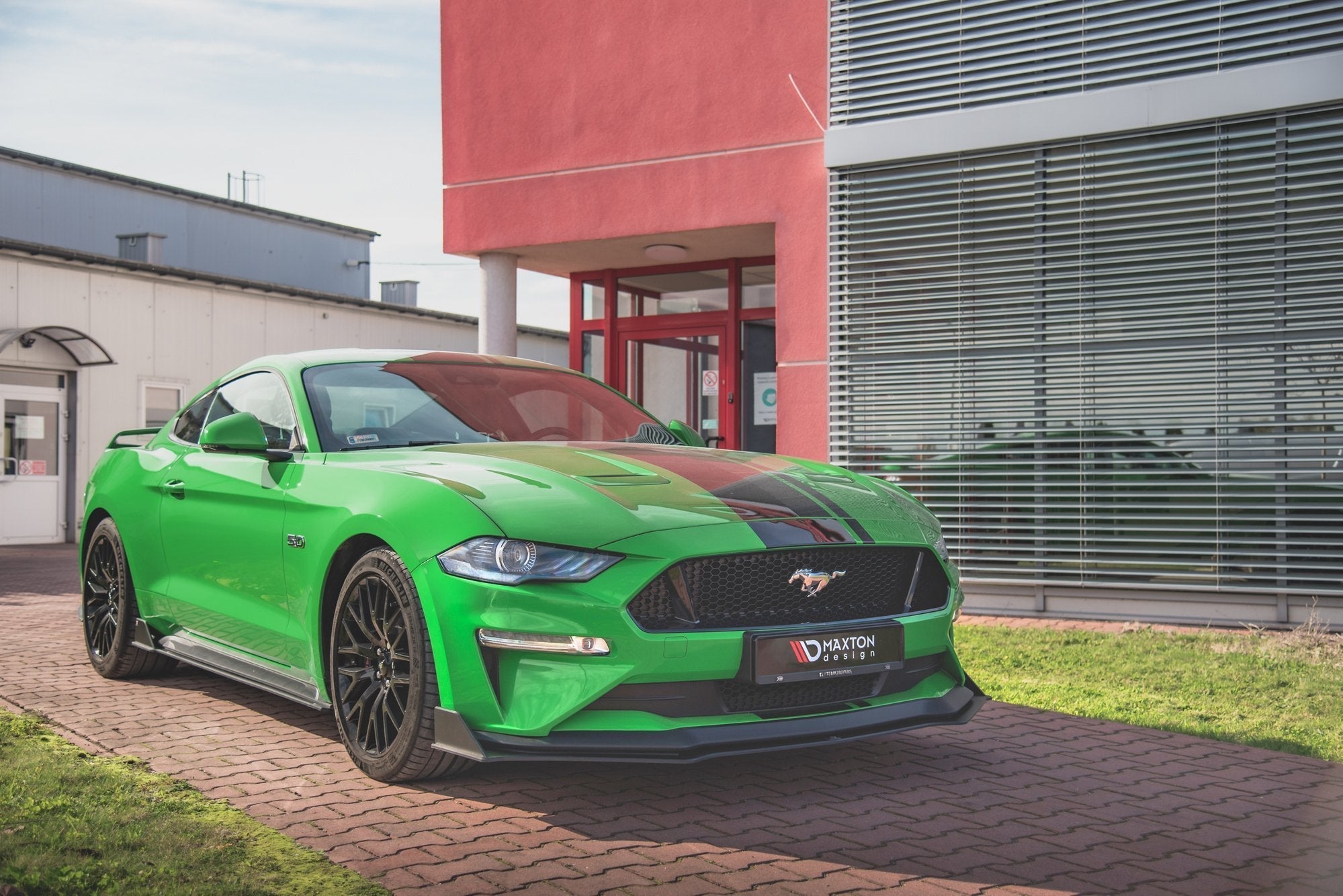 Maxton Design - Street Pro Frontlippe V2 für für Ford Mustang GT MK6 Facelift - Aerowerk.