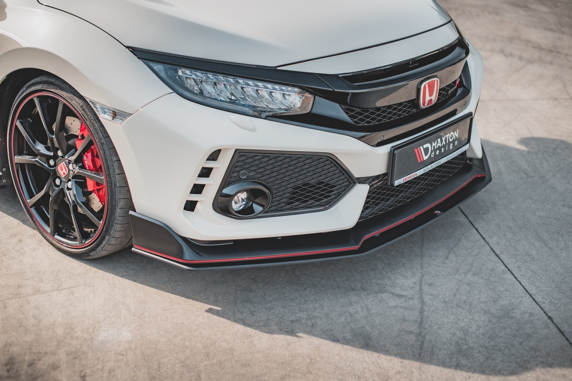 Maxton Design - Street Pro Frontlippe V2 für für Honda Civic Type R Mk10 - Aerowerk.