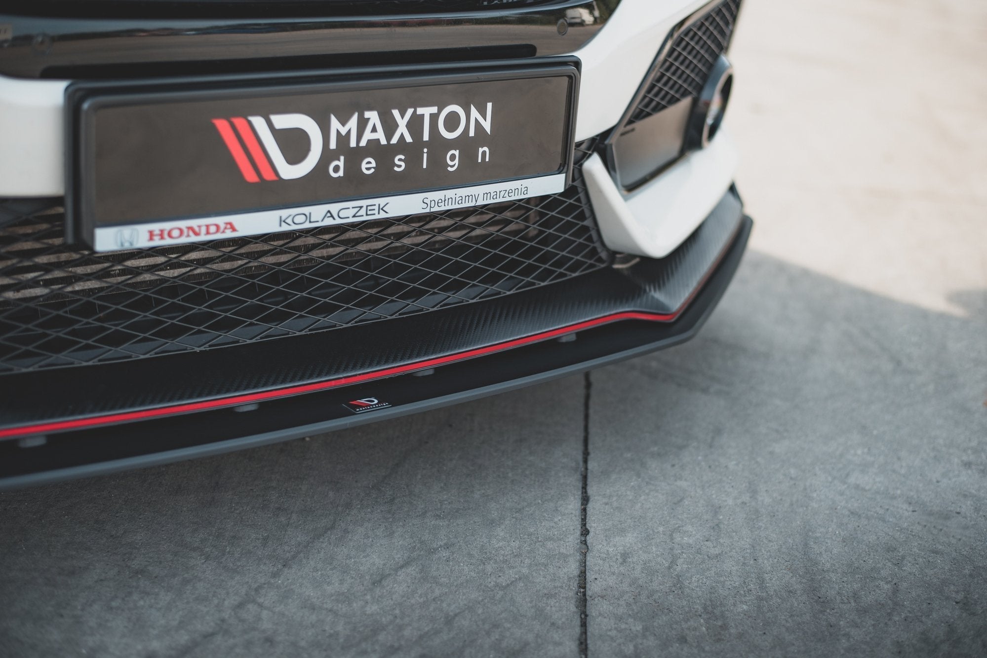 Maxton Design - Street Pro Frontlippe V2 für für Honda Civic Type R Mk10 - Aerowerk.