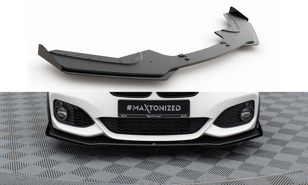 Maxton Design - Street Pro Frontlippe V3 für +Flaps für BMW 1er F20 M - Paket Facelift / M140i - Aerowerk.