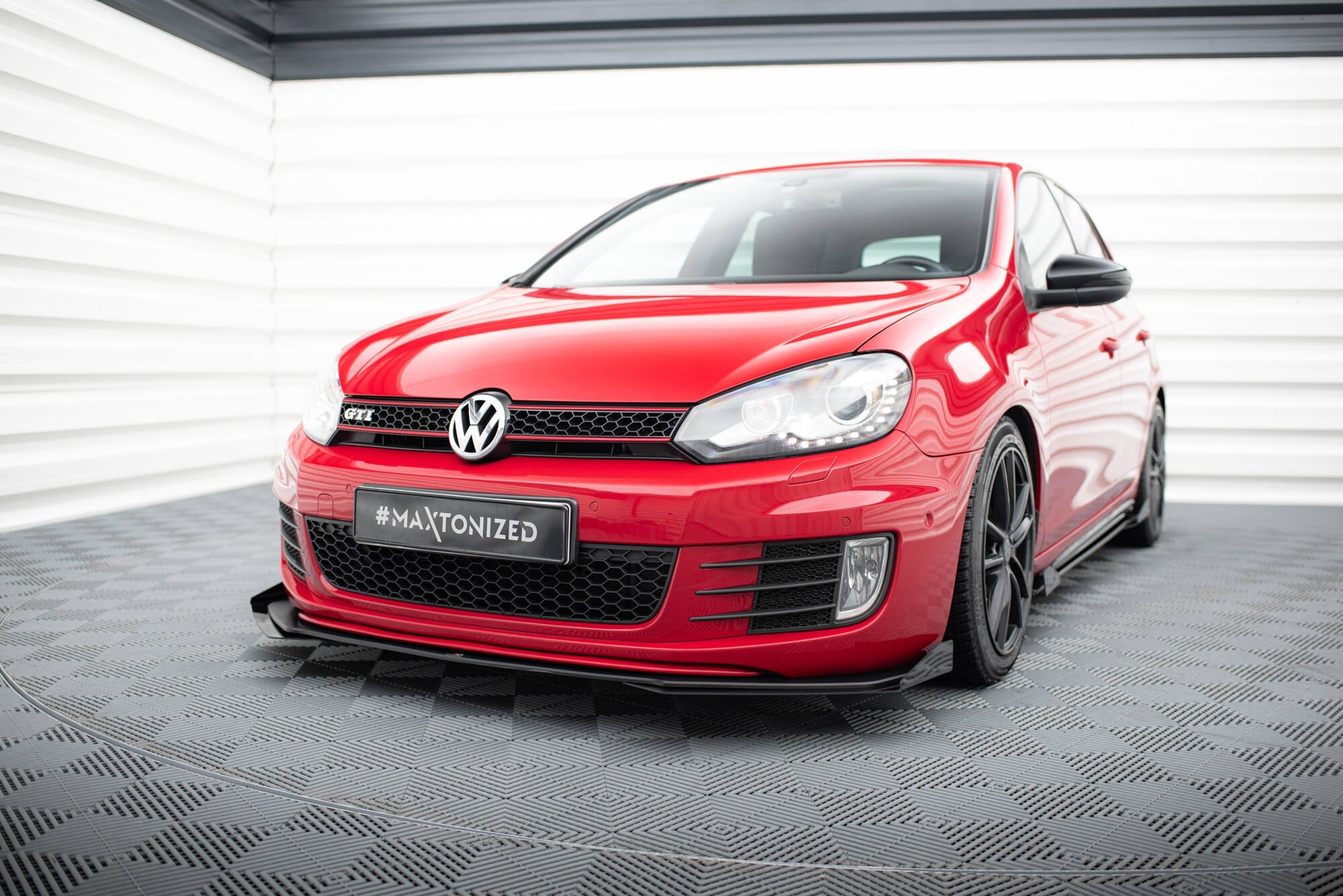Maxton Design - Street Pro Frontlippe V3 für + Flaps für VW Golf GTI Mk6 - Aerowerk.