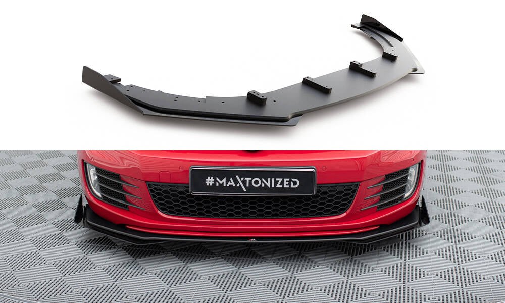 Maxton Design - Street Pro Frontlippe V3 für + Flaps für VW Golf GTI Mk6 - Aerowerk.