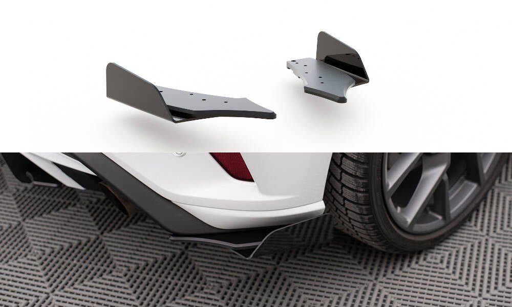 Maxton Design - Street Pro Heck Ansatz Flaps Diffusor + Flaps für Ford Focus ST Mk4 - Aerowerk.