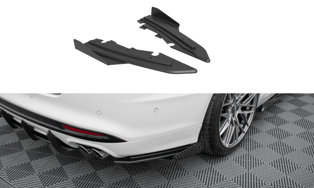 Maxton Design - Street Pro Heck Ansatz Flaps Diffusor +Flaps für Ford Mondeo Sport Mk5 Facelift / Fusion Sport Mk2 Facelift - Aerowerk.