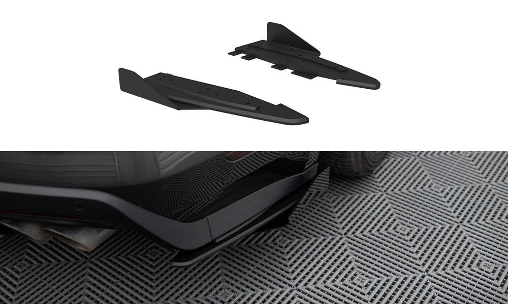 Maxton Design - Street Pro Heck Ansatz Flaps Diffusor +Flaps für Ford Mustang GT Mk6 - Aerowerk.