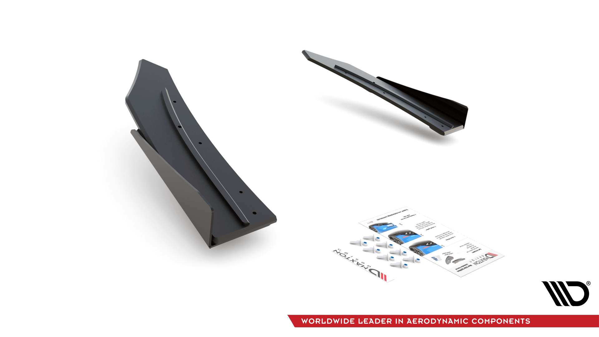 Maxton Design - Street Pro Heck Ansatz Flaps Diffusor +Flaps für Mercedes - AMG C43 Coupe C205 - Aerowerk.