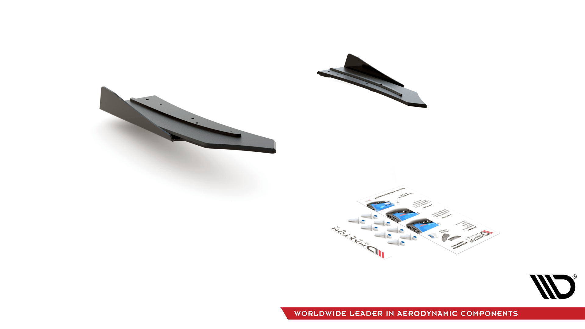 Maxton Design - Street Pro Heck Ansatz Flaps Diffusor + Flaps für Mercedes - AMG C43 Coupe C205 - Aerowerk.