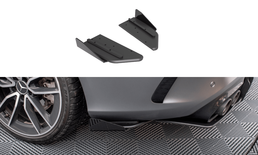 Maxton Design - Street Pro Heck Ansatz Flaps Diffusor +Flaps für Mercedes - AMG C43 Coupe / Cabrio C205 Facelift / A205 Facelift - Aerowerk.