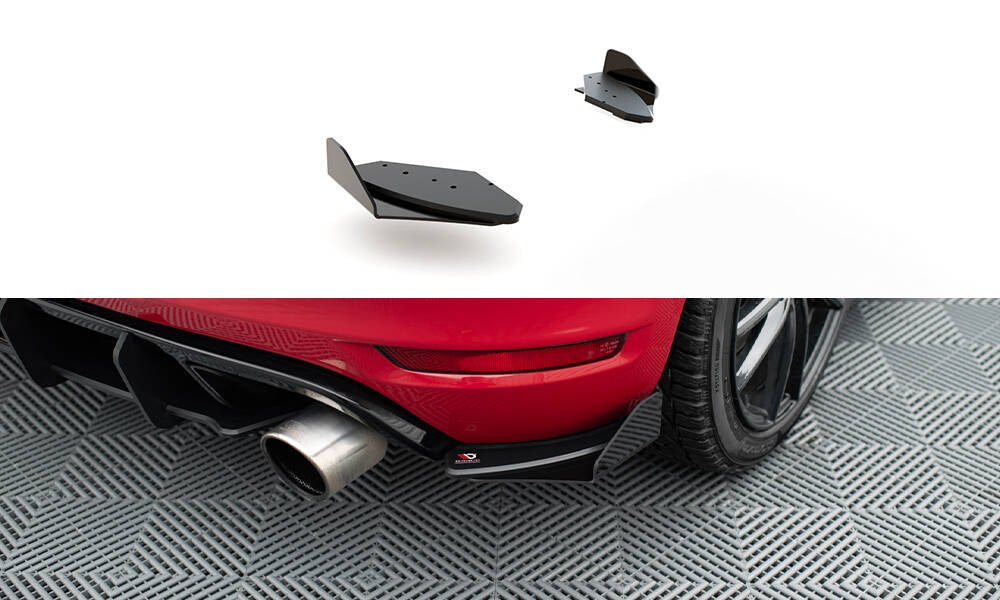 Maxton Design - Street Pro Heck Ansatz Flaps Diffusor + Flaps für VW Golf GTI Mk6 - Aerowerk.