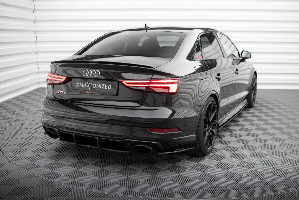 Street Pro Heck Ansatz Flaps Diffusor für Audi RS3 Limousine 8V Facelift - Aerowerk.