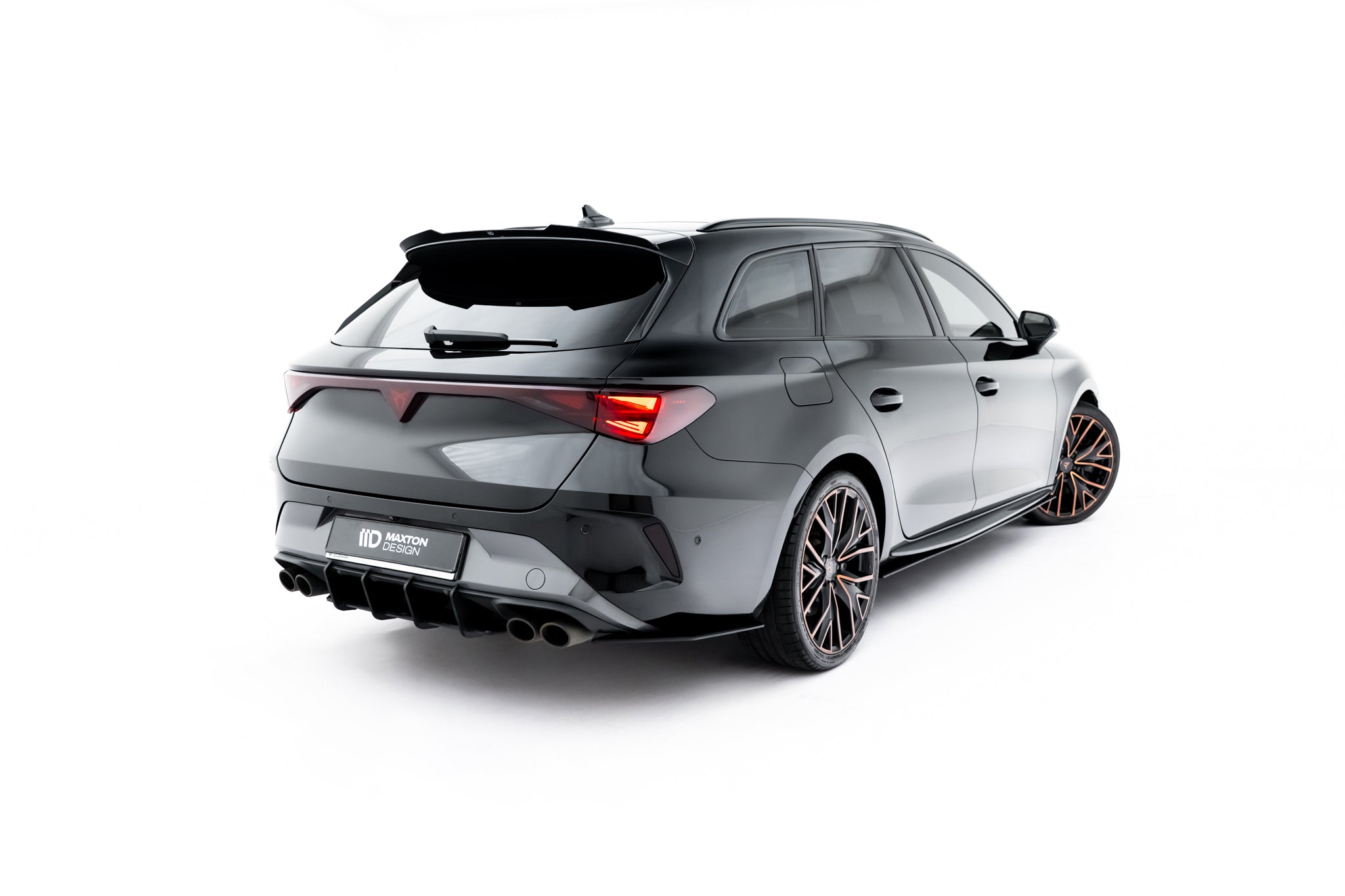 Maxton Design - Street Pro Heck Ansatz Flaps Diffusor für Cupra Leon ST Mk1 Facelift - Aerowerk.