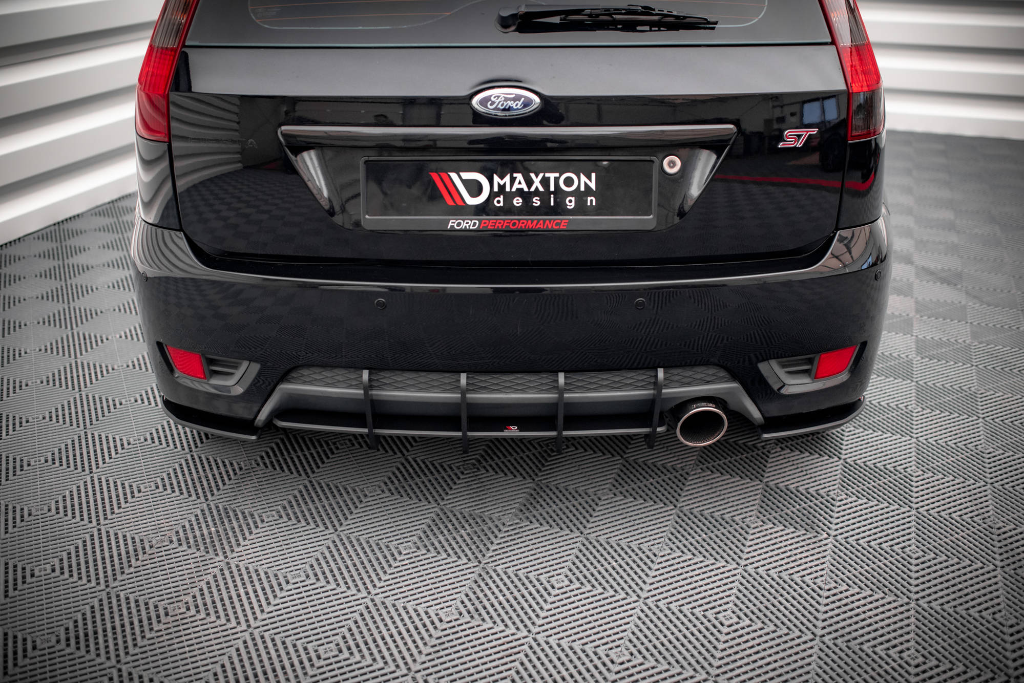 Maxton Design - Street Pro Heck Ansatz Flaps Diffusor für Ford Fiesta ST Mk6 - Aerowerk.