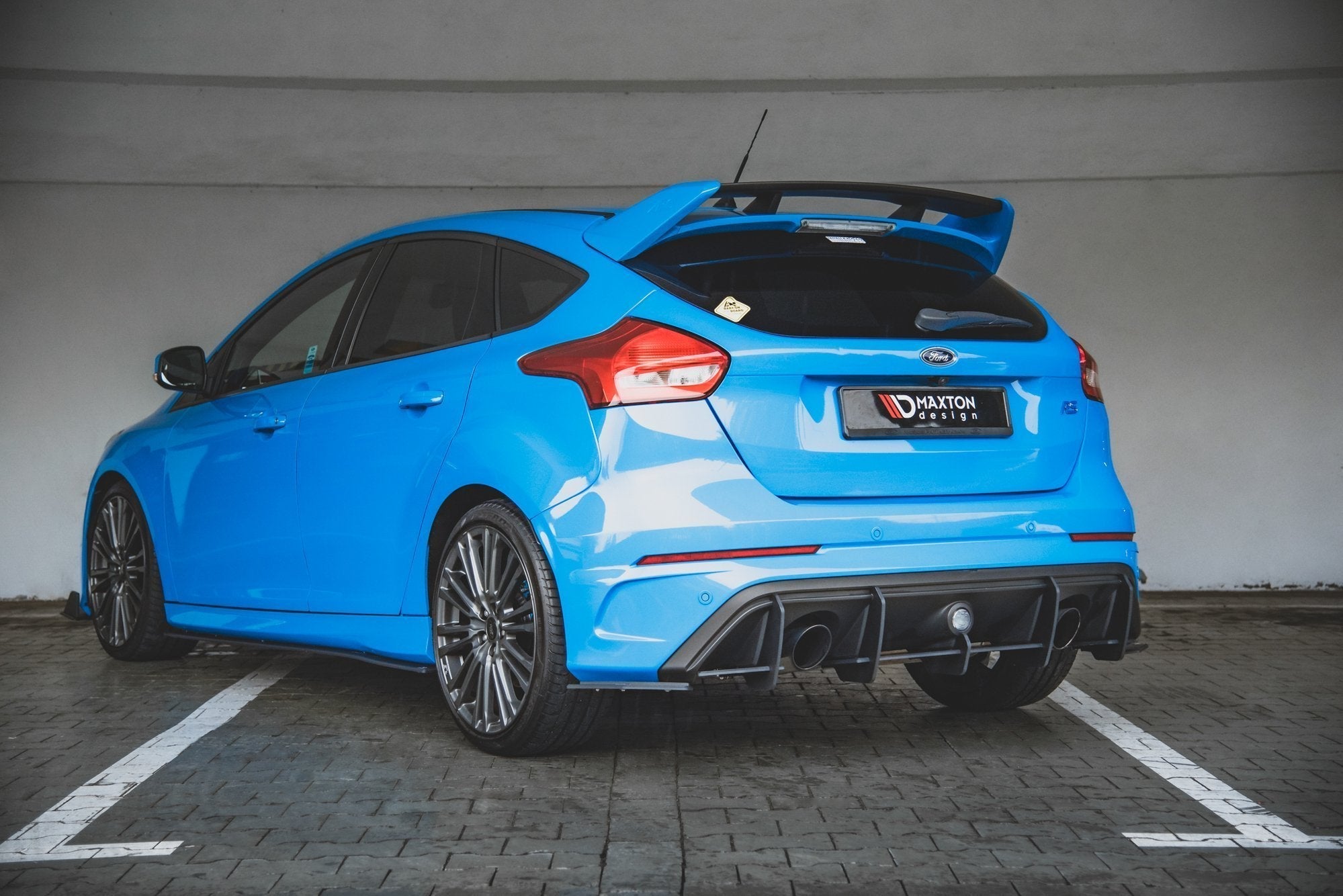Maxton Design - Street Pro Heck Ansatz Flaps Diffusor für Ford Focus RS Mk3 - Aerowerk.