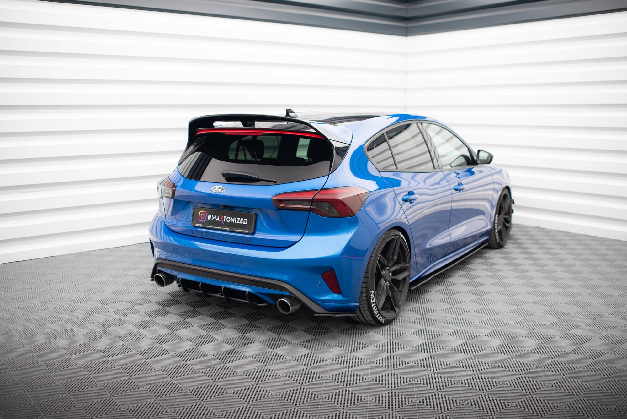 Maxton Design - Street Pro Heck Ansatz Flaps Diffusor für Ford Focus ST Mk4 - Aerowerk.
