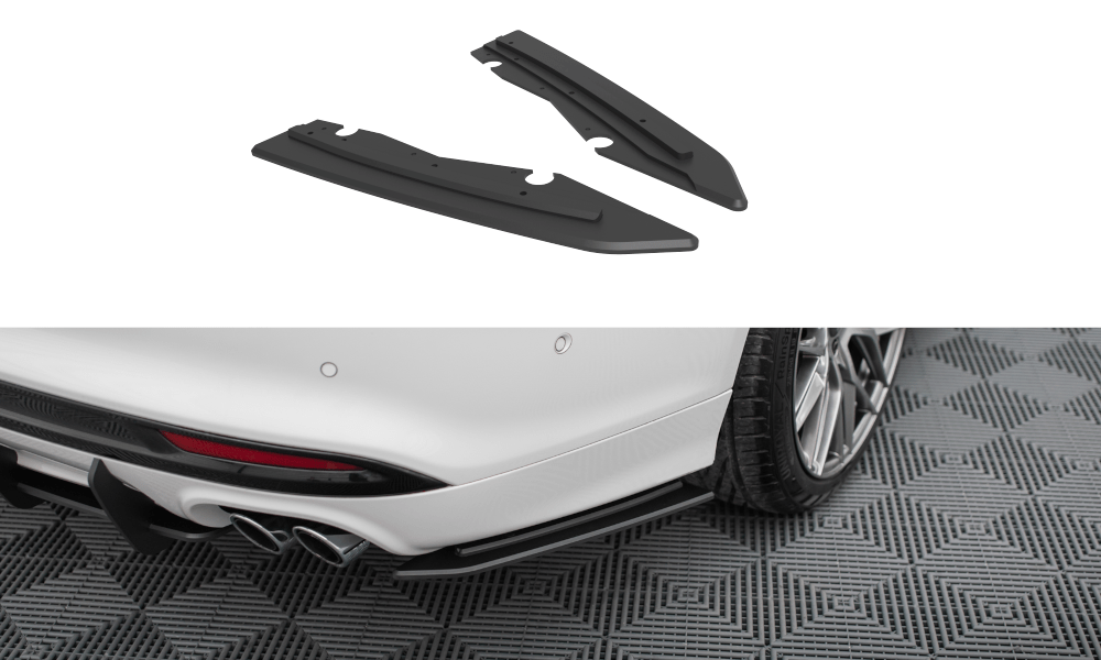Maxton Design - Street Pro Heck Ansatz Flaps Diffusor für Ford Mondeo Sport Mk5 Facelift / Fusion Sport Mk2 Facelift - Aerowerk.